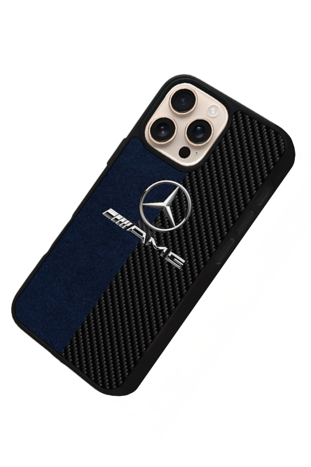 iPhone 16 Pro Uyumlu Mercedes Tasarımlı Glossy Premium Kılıf
