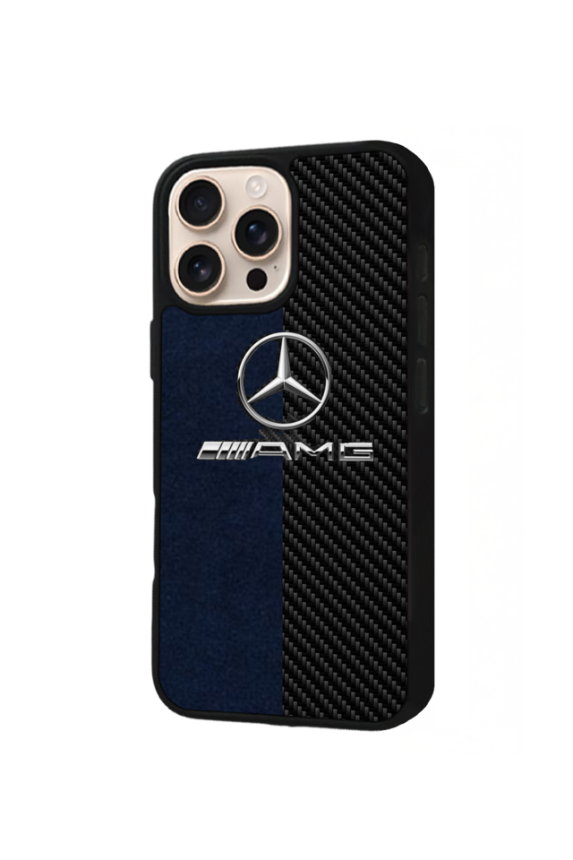 iPhone 16 Pro Uyumlu Mercedes Tasarımlı Glossy Premium Kılıf