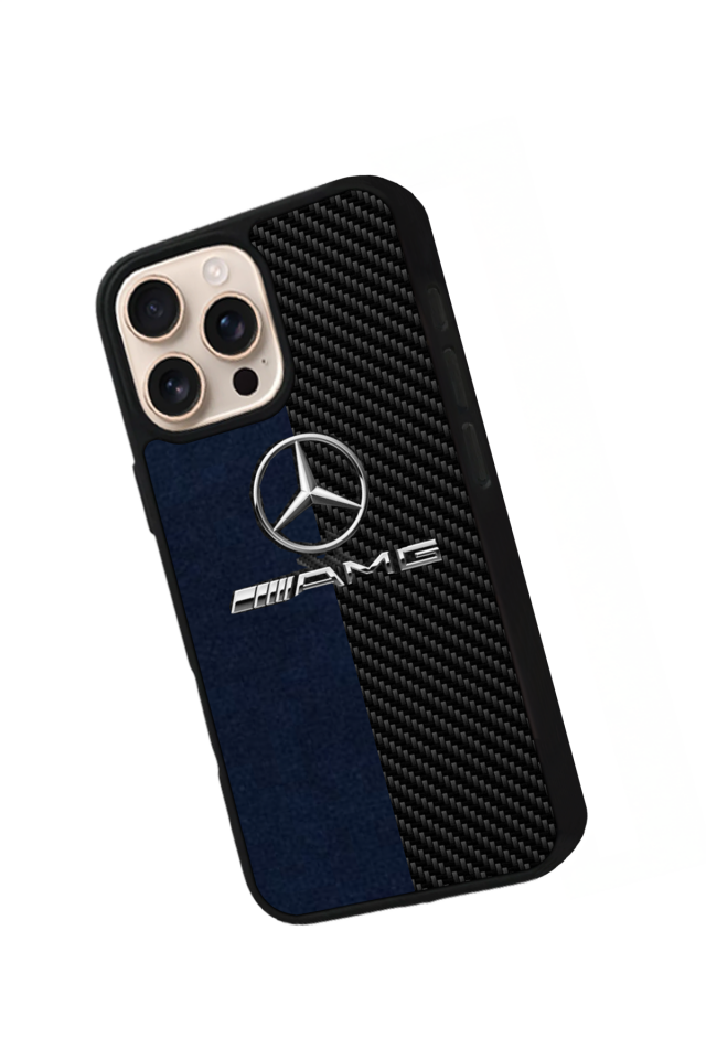 iPhone 16 Pro Uyumlu Mercedes Tasarımlı Glossy Premium Kılıf