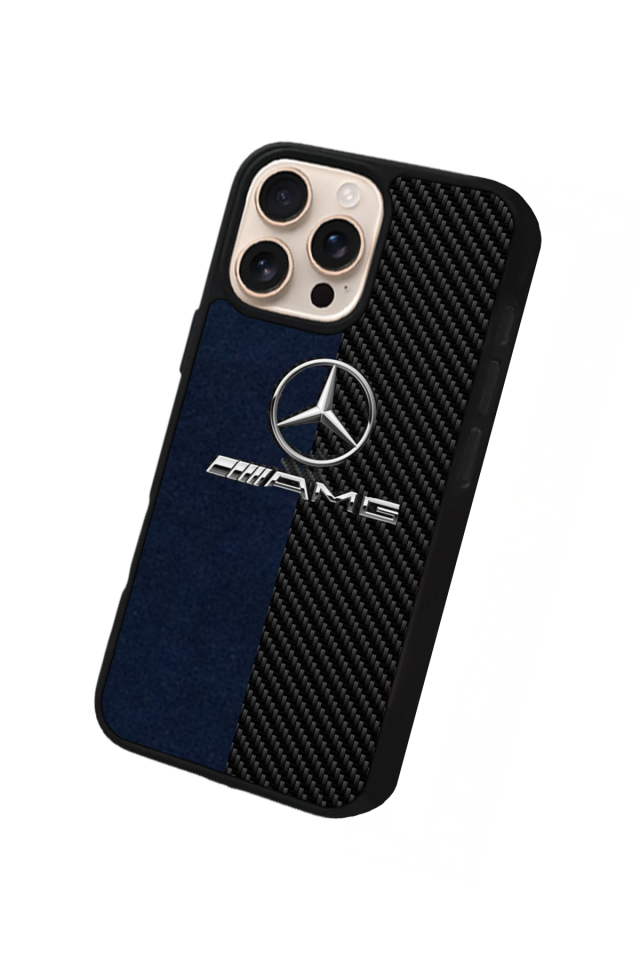 iPhone 16 Pro Uyumlu Mercedes Tasarımlı Glossy Premium Kılıf