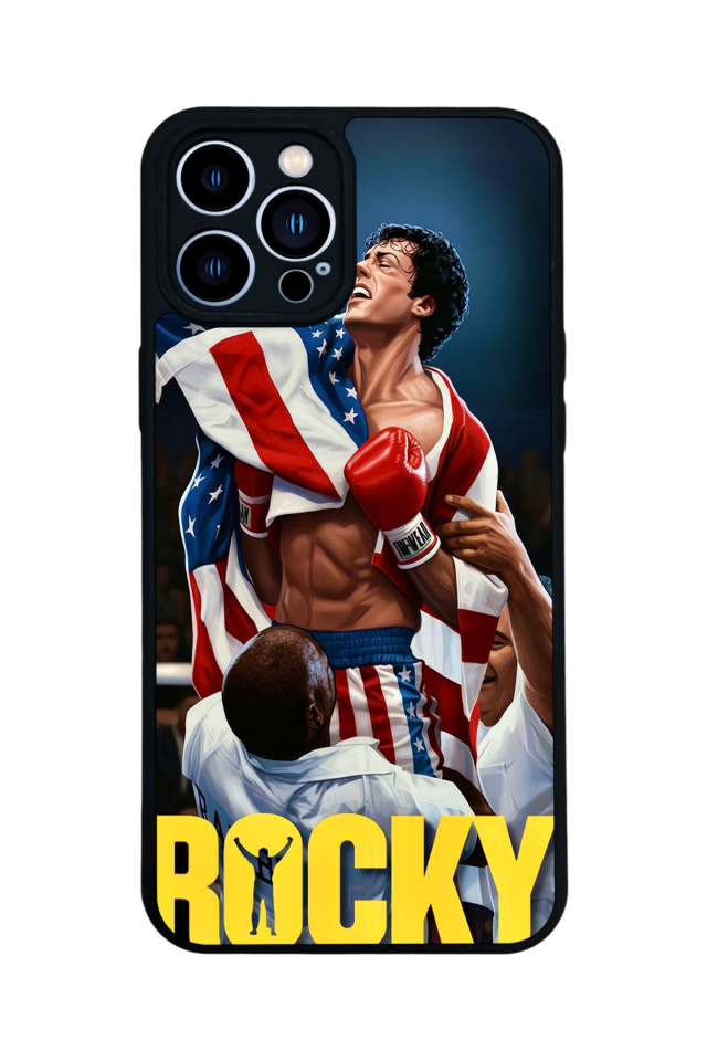 iPhone 12 Pro Max Uyumlu Rocky Tasarımlı Glossy Premium Kılıf