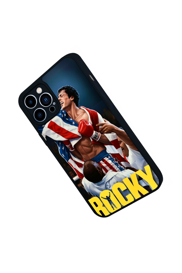 iPhone 12 Pro Max Uyumlu Rocky Tasarımlı Glossy Premium Kılıf