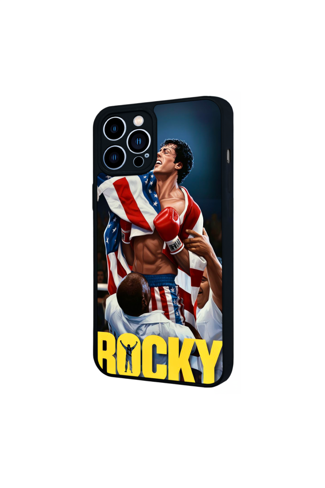 iPhone 12 Pro Max Uyumlu Rocky Tasarımlı Glossy Premium Kılıf