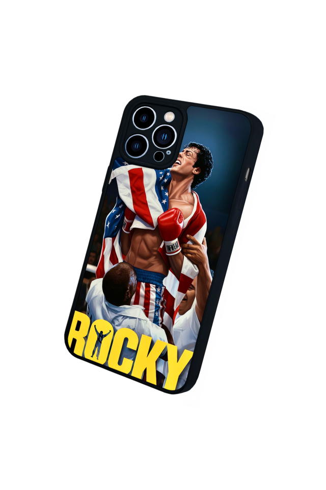 iPhone 12 Pro Max Uyumlu Rocky Tasarımlı Glossy Premium Kılıf