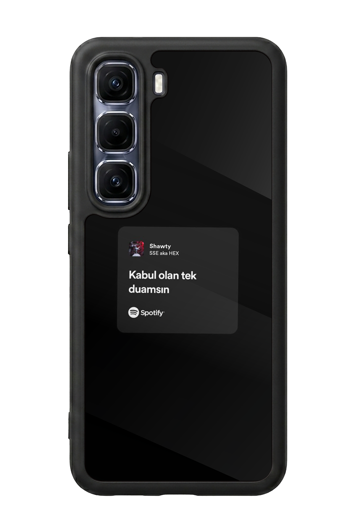 Infinix Hot 60 Pro Plus Uyumlu Sarki Sozleri Tasarımlı Glossy Premium Kılıf