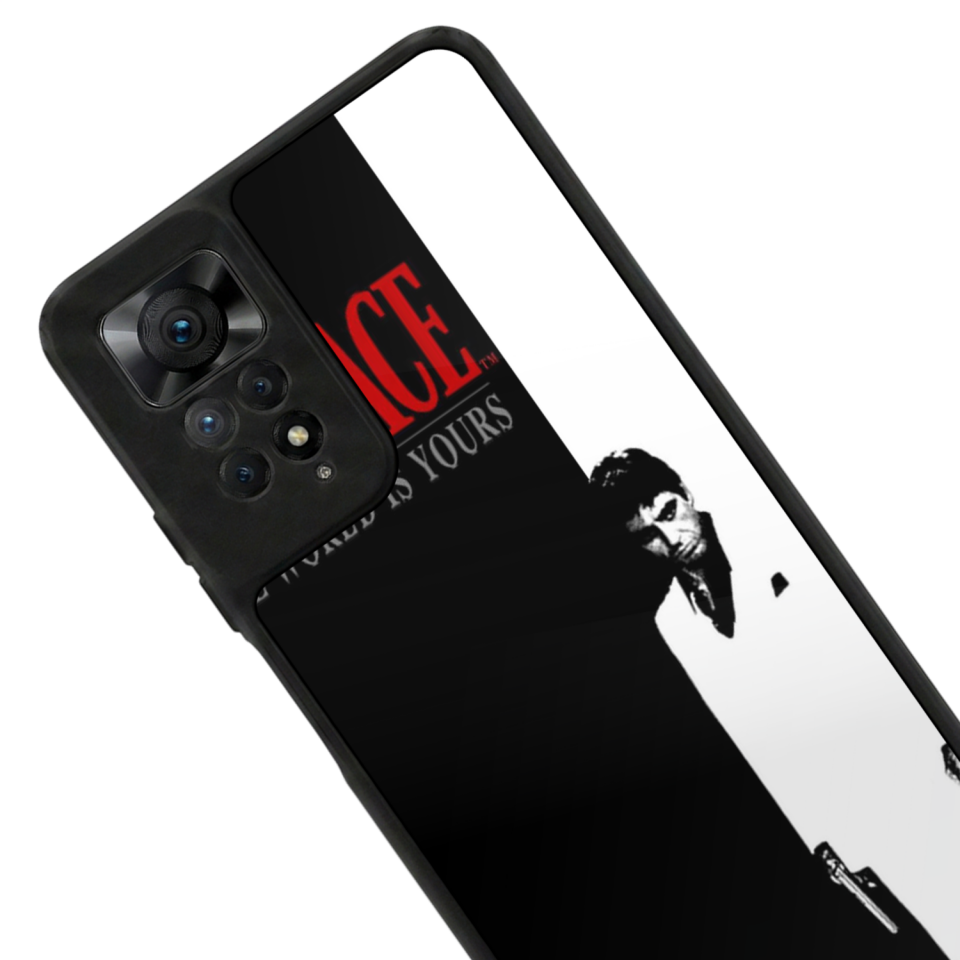 Xiaomi Redmi Note 12 Pro Uyumlu Scarface Tasarımlı Glossy Premium Kılıf