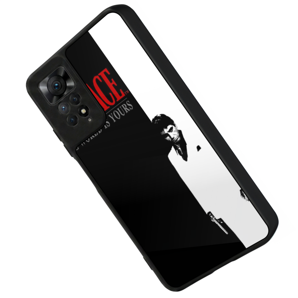 Xiaomi Redmi Note 12 Pro Uyumlu Scarface Tasarımlı Glossy Premium Kılıf