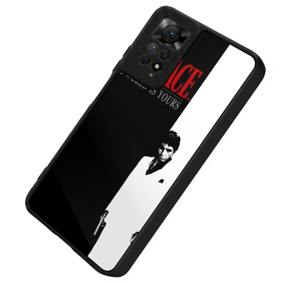 Xiaomi Redmi Note 12 Pro Uyumlu Scarface Tasarımlı Glossy Premium Kılıf