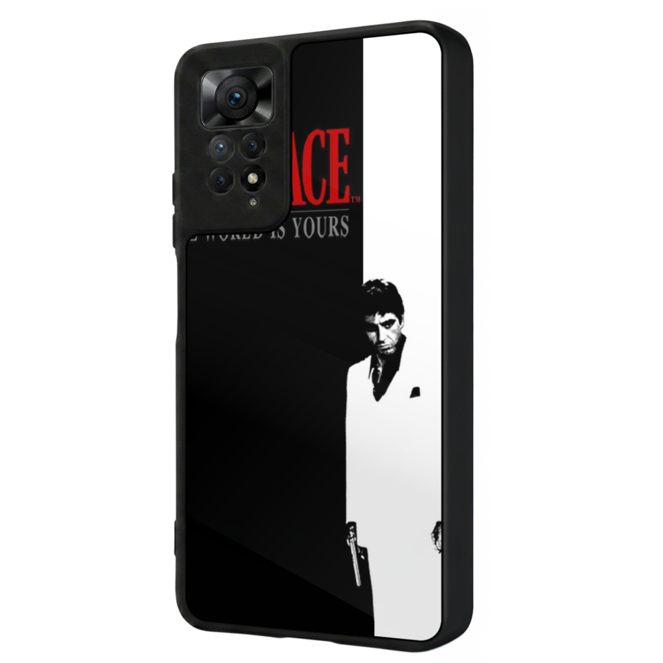 Xiaomi Redmi Note 12 Pro Uyumlu Scarface Tasarımlı Glossy Premium Kılıf
