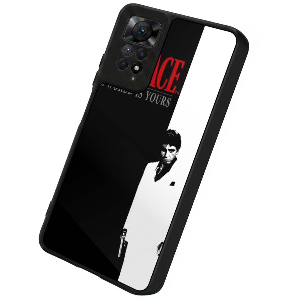 Xiaomi Redmi Note 12 Pro Uyumlu Scarface Tasarımlı Glossy Premium Kılıf