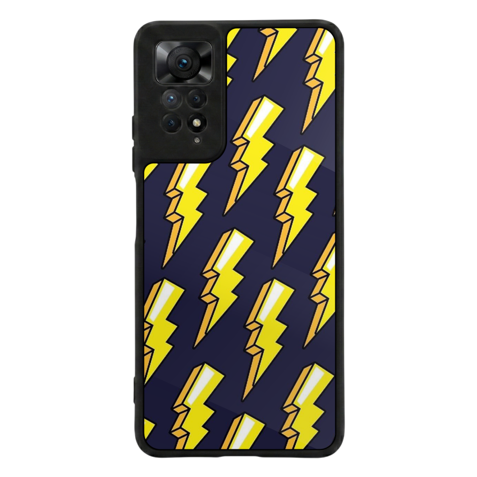 Xiaomi Redmi Note 12 Pro Uyumlu Simsek Tasarımlı Glossy Premium Kılıf