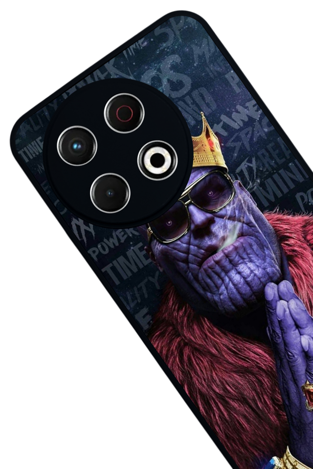 Tecno Spark 30 Pro Uyumlu Thanos Tasarımlı Glossy Premium Kılıf