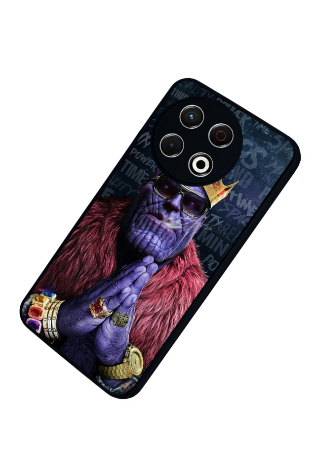 Tecno Spark 30 Pro Uyumlu Thanos Tasarımlı Glossy Premium Kılıf
