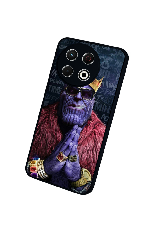 Tecno Spark 30 Pro Uyumlu Thanos Tasarımlı Glossy Premium Kılıf
