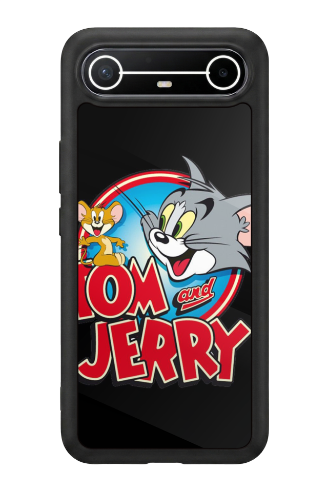 Tecno Spark Slim 5G Uyumlu Tom And Jerry Tasarımlı Glossy Premium Kılıf
