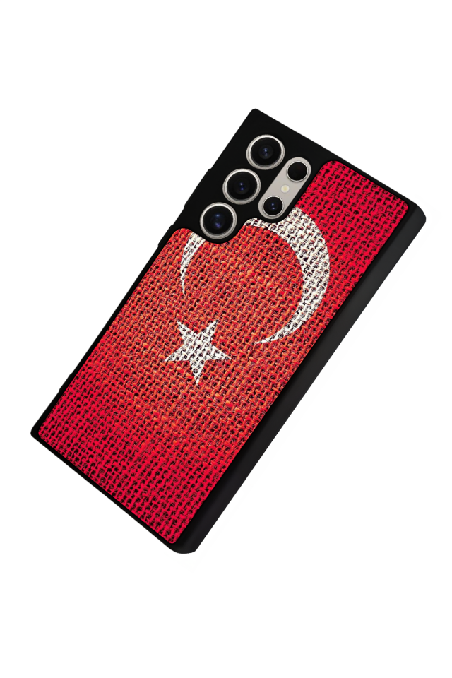 Samsung Galaxy S22 Ultra Uyumlu Türk Bayragi Tasarımlı Glossy Premium Kılıf