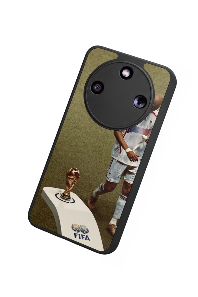 Honor Magic 8 Lite Uyumlu Zidane Tasarımlı Glossy Premium Kılıf
