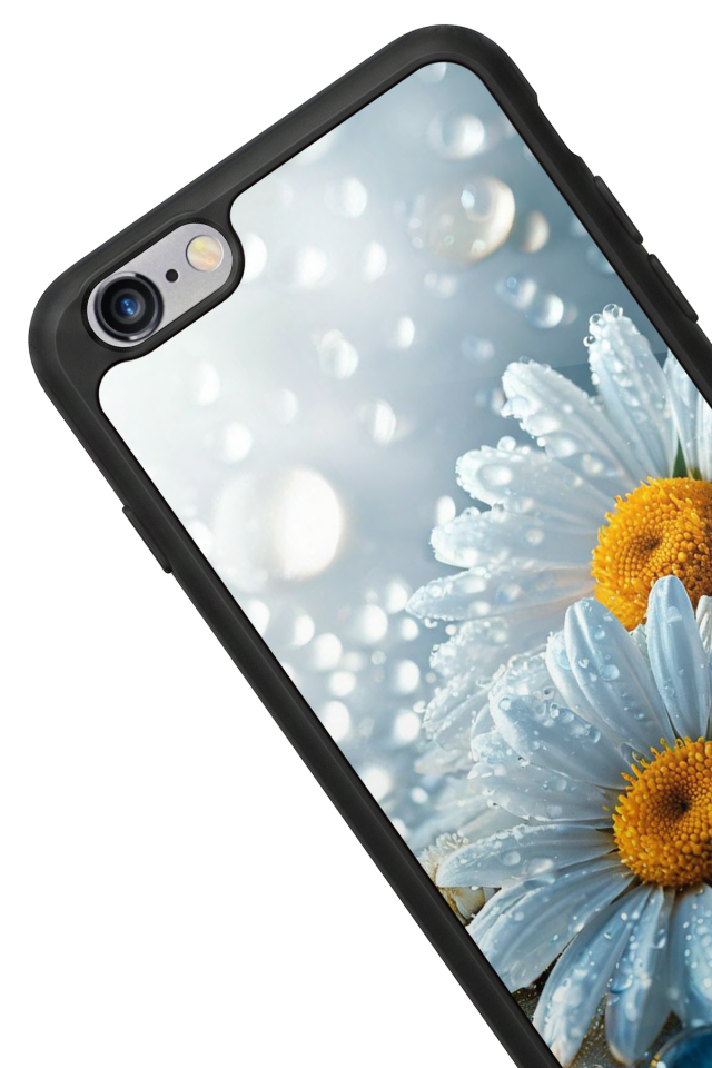 iPhone 6 Plus Uyumlu Cicek Tasarımlı Glossy Premium Kılıf