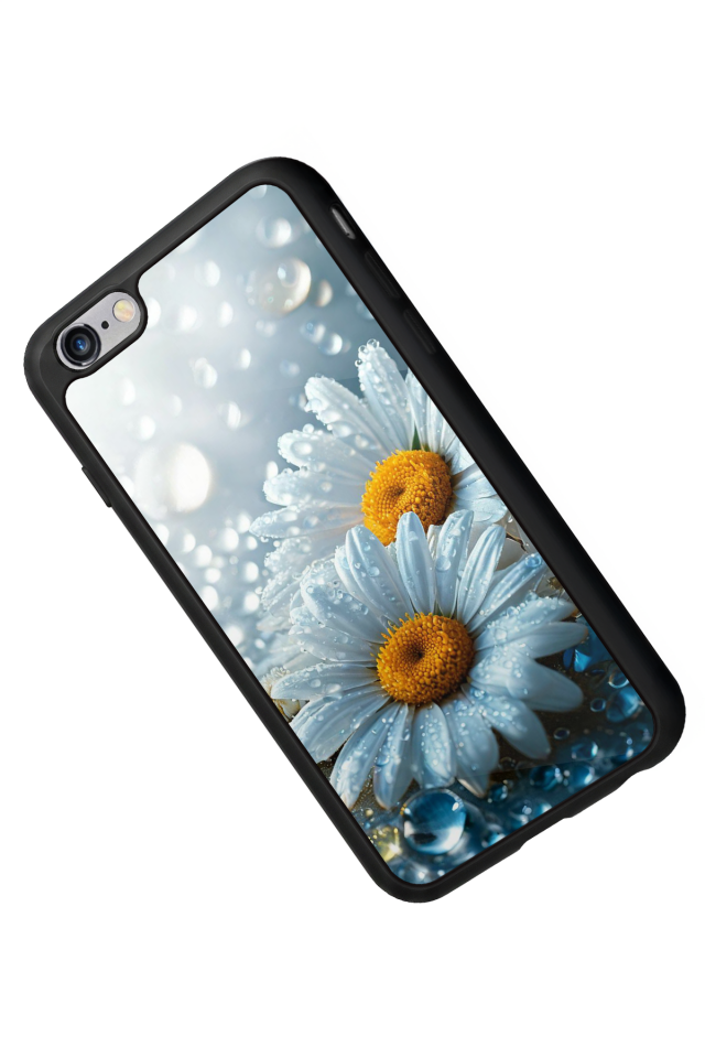 iPhone 6 Plus Uyumlu Cicek Tasarımlı Glossy Premium Kılıf