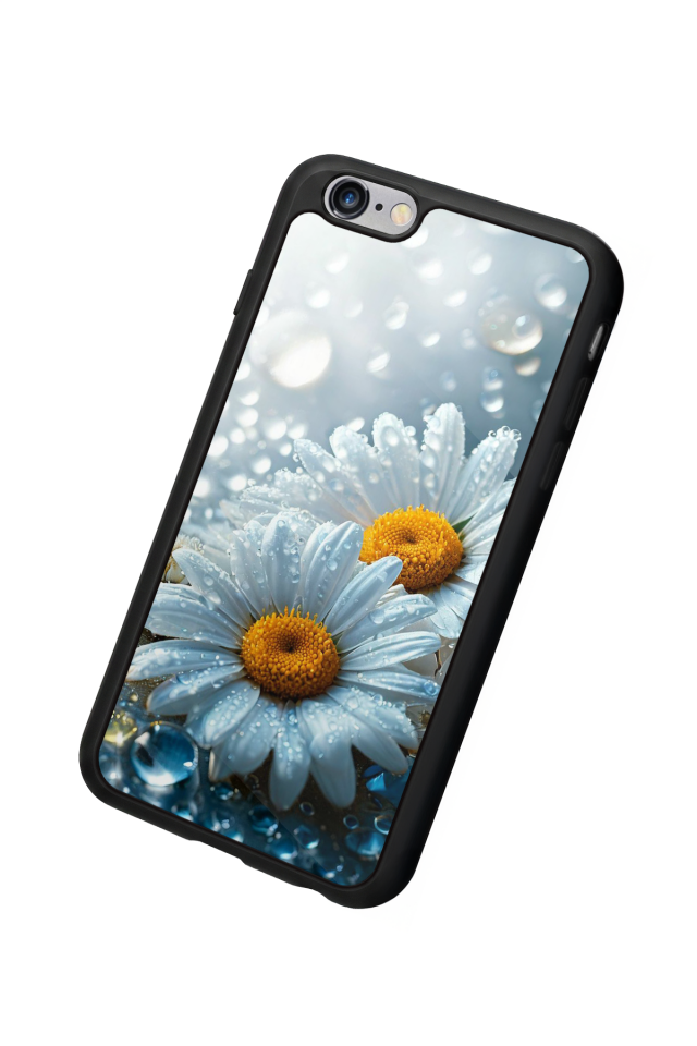 iPhone 6 Plus Uyumlu Cicek Tasarımlı Glossy Premium Kılıf