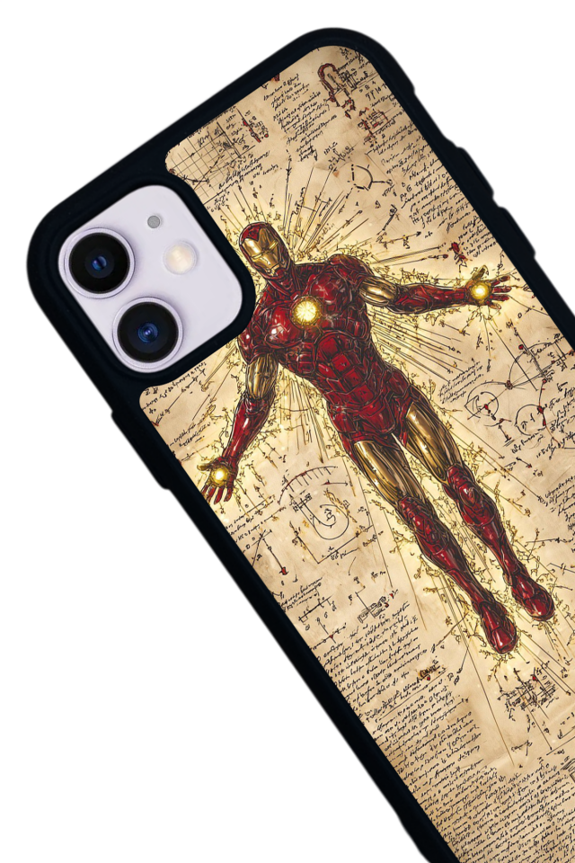 iPhone 11 Uyumlu Iron Man ( Demir Adam ) Tasarımlı Glossy Premium Kılıf