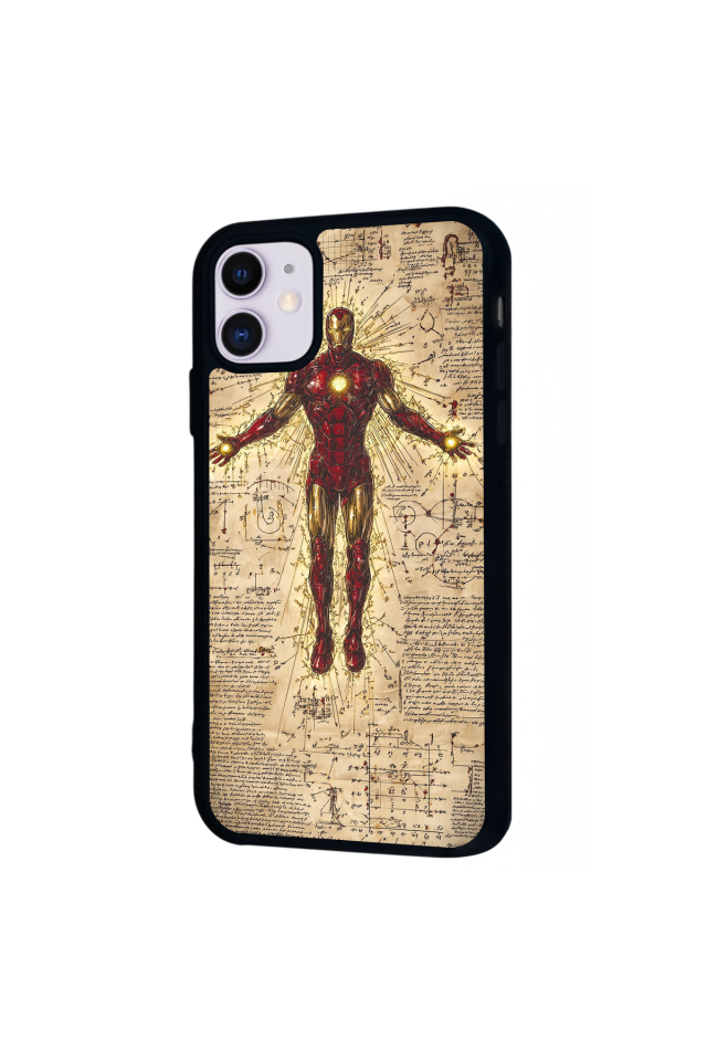 iPhone 11 Uyumlu Iron Man ( Demir Adam ) Tasarımlı Glossy Premium Kılıf