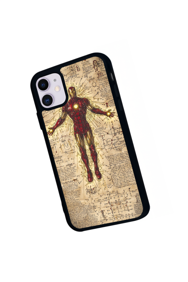 iPhone 11 Uyumlu Iron Man ( Demir Adam ) Tasarımlı Glossy Premium Kılıf