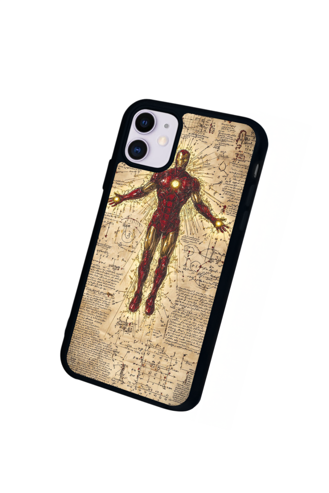 iPhone 11 Uyumlu Iron Man ( Demir Adam ) Tasarımlı Glossy Premium Kılıf