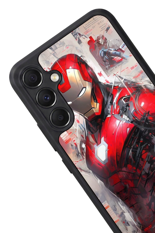 Samsung Galaxy M34 Uyumlu Iron Man ( Demir Adam ) Tasarımlı Glossy Premium Kılıf