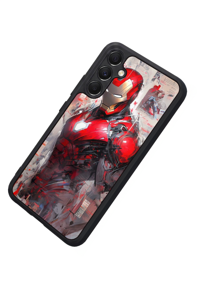 Samsung Galaxy M34 Uyumlu Iron Man ( Demir Adam ) Tasarımlı Glossy Premium Kılıf