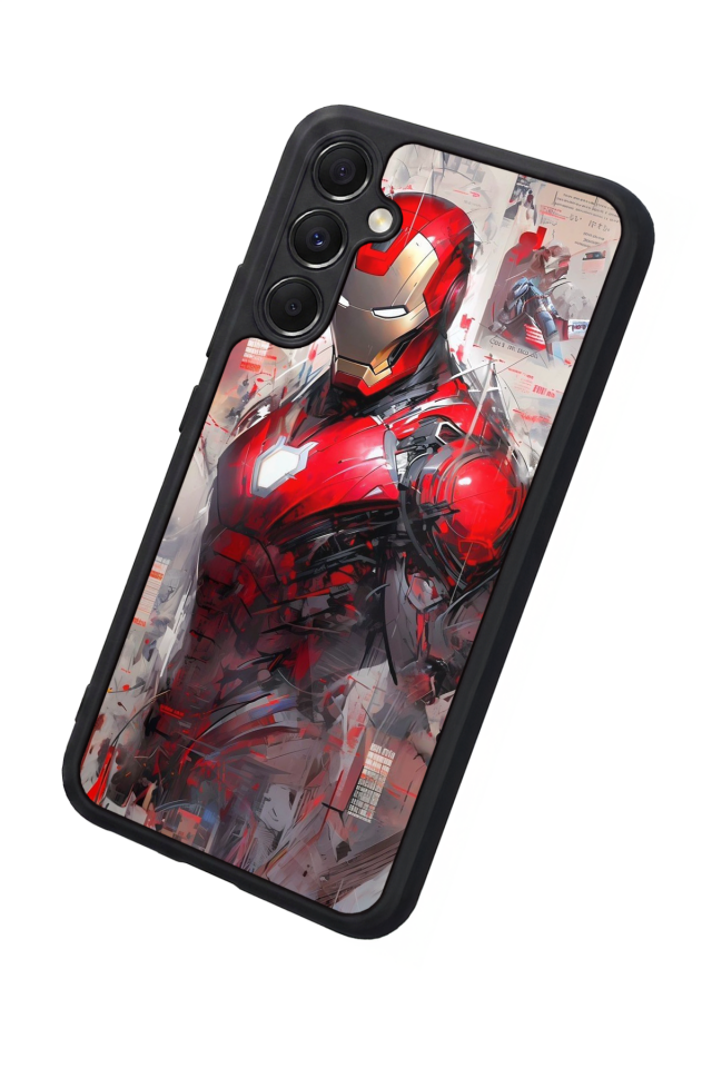 Samsung Galaxy M34 Uyumlu Iron Man ( Demir Adam ) Tasarımlı Glossy Premium Kılıf