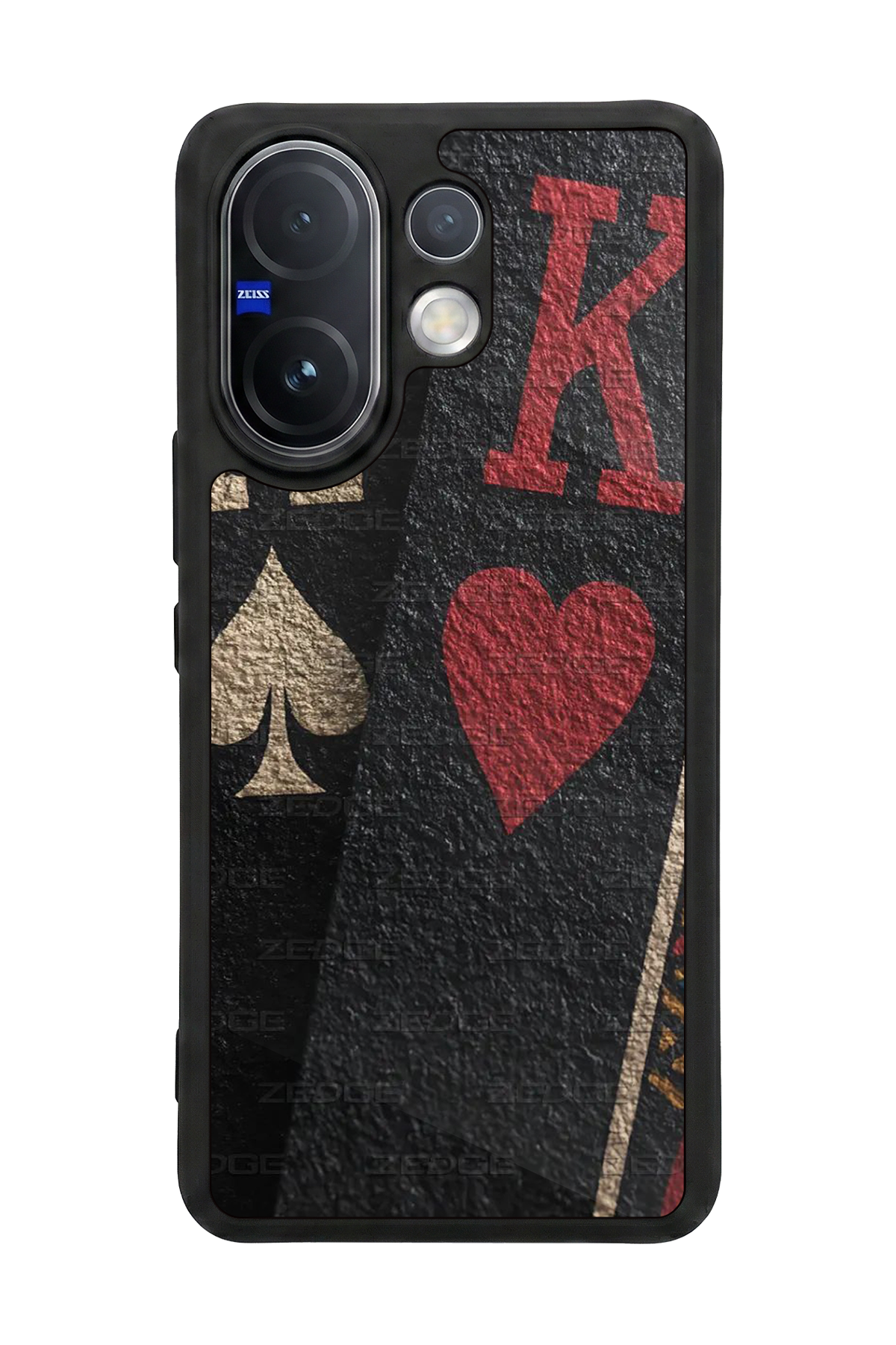Vivo V60 Uyumlu Kart Tasarımlı Glossy Premium Kılıf