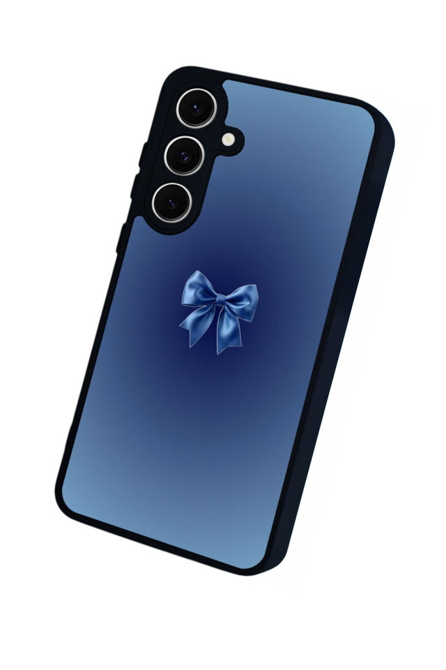 Samsung Galaxy S24 FE Uyumlu Kurdele Tasarımlı Glossy Premium Kılıf