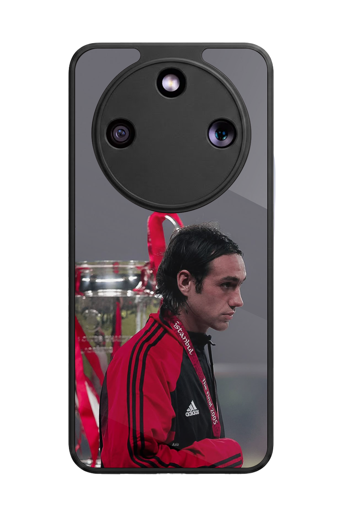 Honor Magic 8 Lite Uyumlu Zidane Tasarımlı Glossy Premium Kılıf