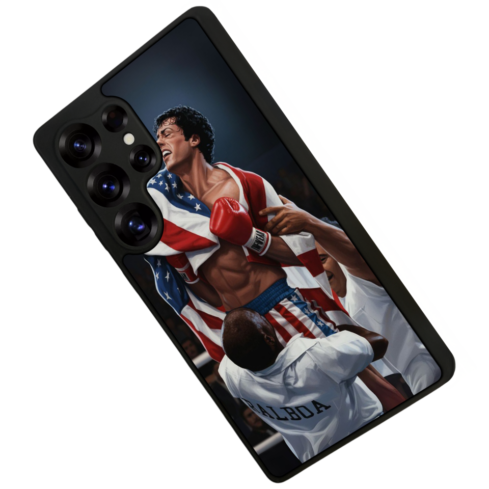 Samsung Galaxy S25 Ultra Uyumlu Rocky Tasarımlı Glossy Premium Kılıf