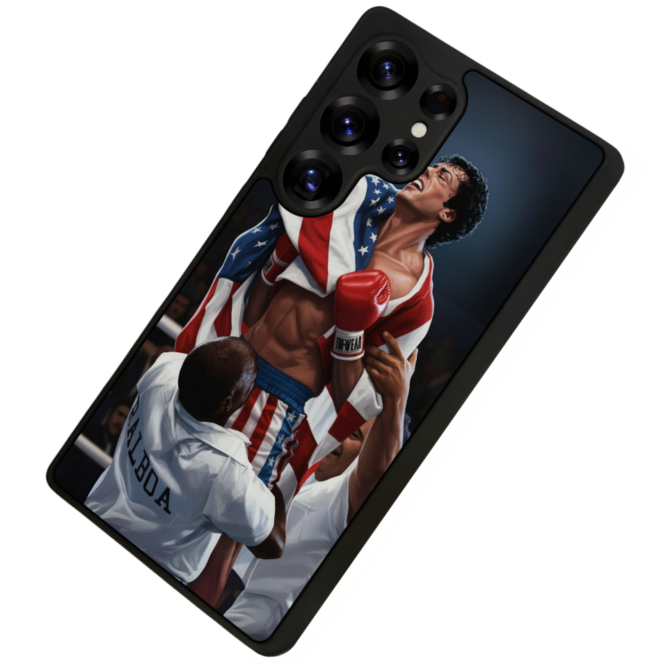 Samsung Galaxy S25 Ultra Uyumlu Rocky Tasarımlı Glossy Premium Kılıf