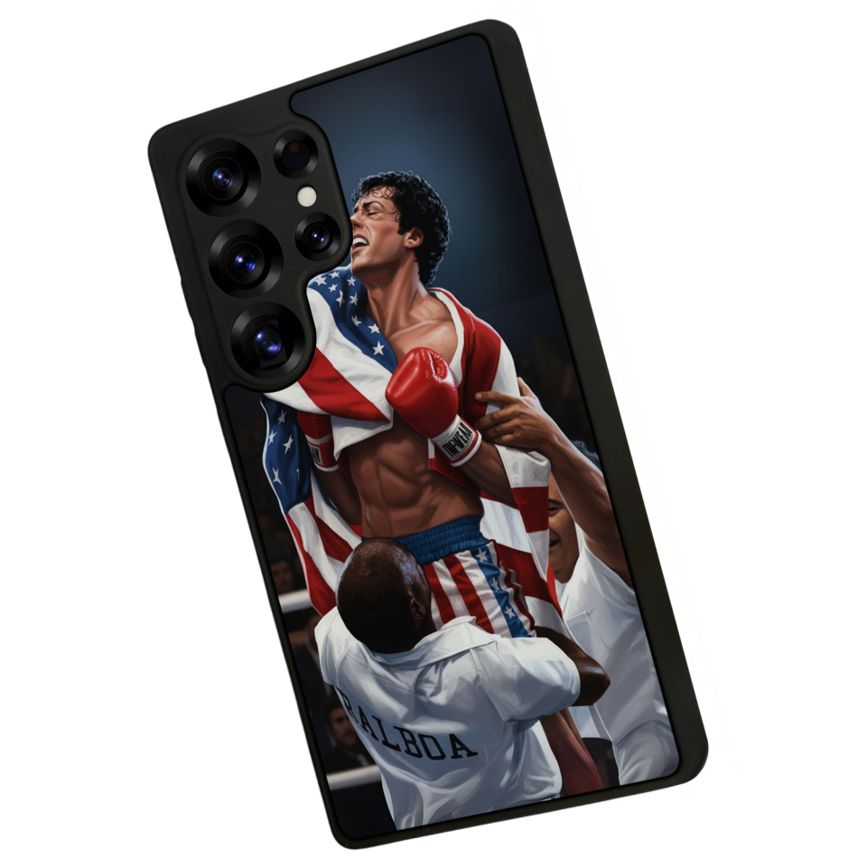 Samsung Galaxy S25 Ultra Uyumlu Rocky Tasarımlı Glossy Premium Kılıf