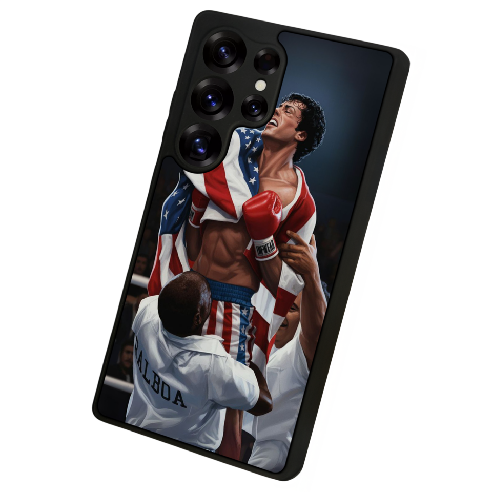 Samsung Galaxy S25 Ultra Uyumlu Rocky Tasarımlı Glossy Premium Kılıf