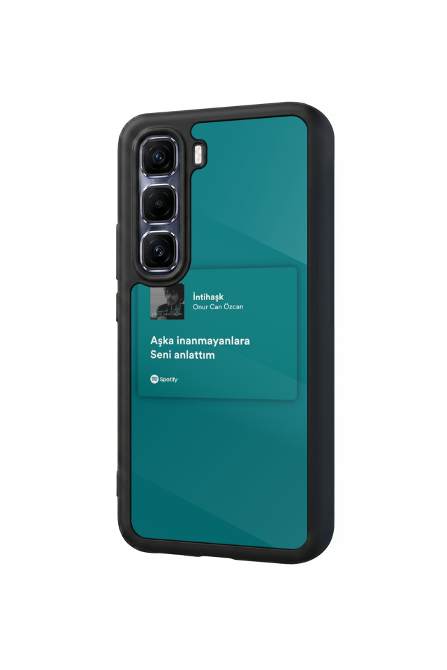 Infinix Hot 60 Pro Plus Uyumlu Sarki Sozleri Tasarımlı Glossy Premium Kılıf