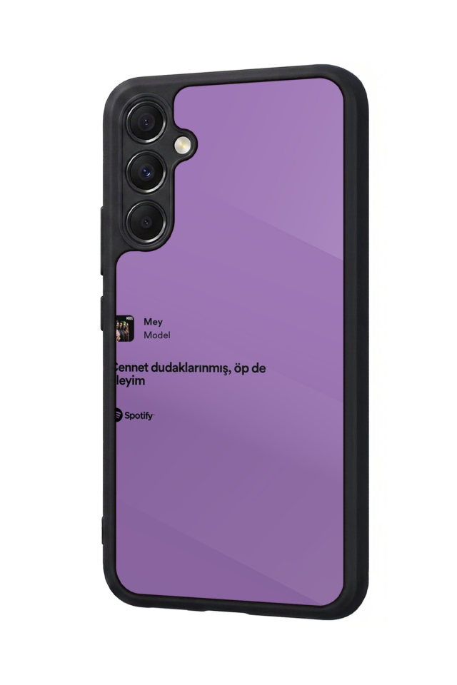 Samsung Galaxy A34 Uyumlu Sarki Sozleri Tasarımlı Glossy Premium Kılıf