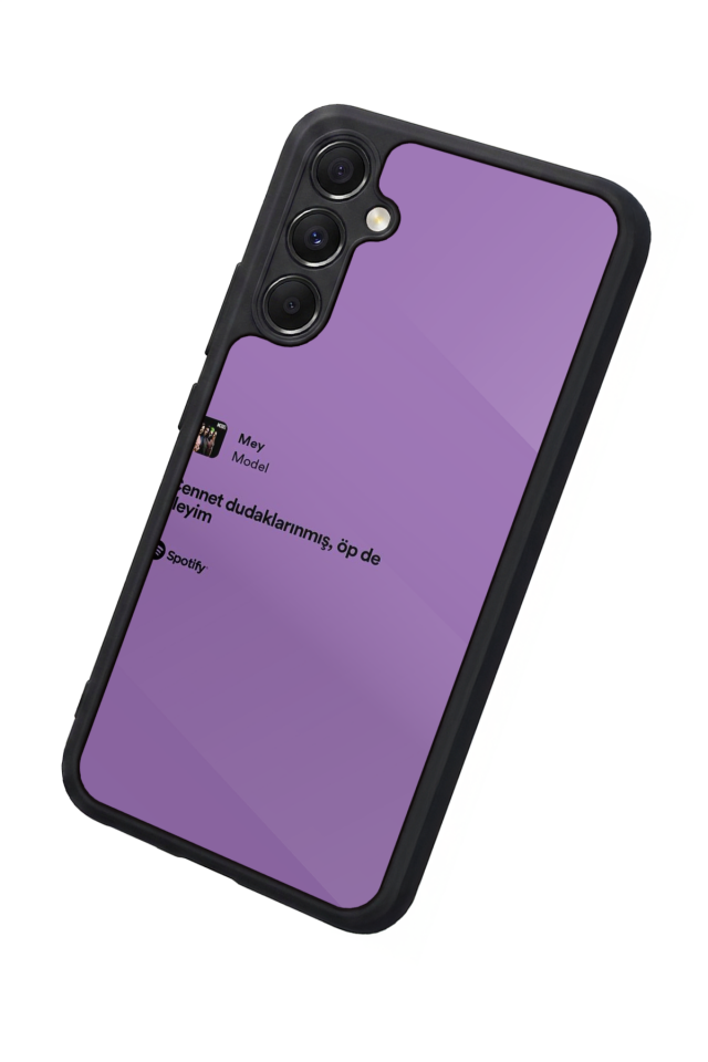 Samsung Galaxy A34 Uyumlu Sarki Sozleri Tasarımlı Glossy Premium Kılıf