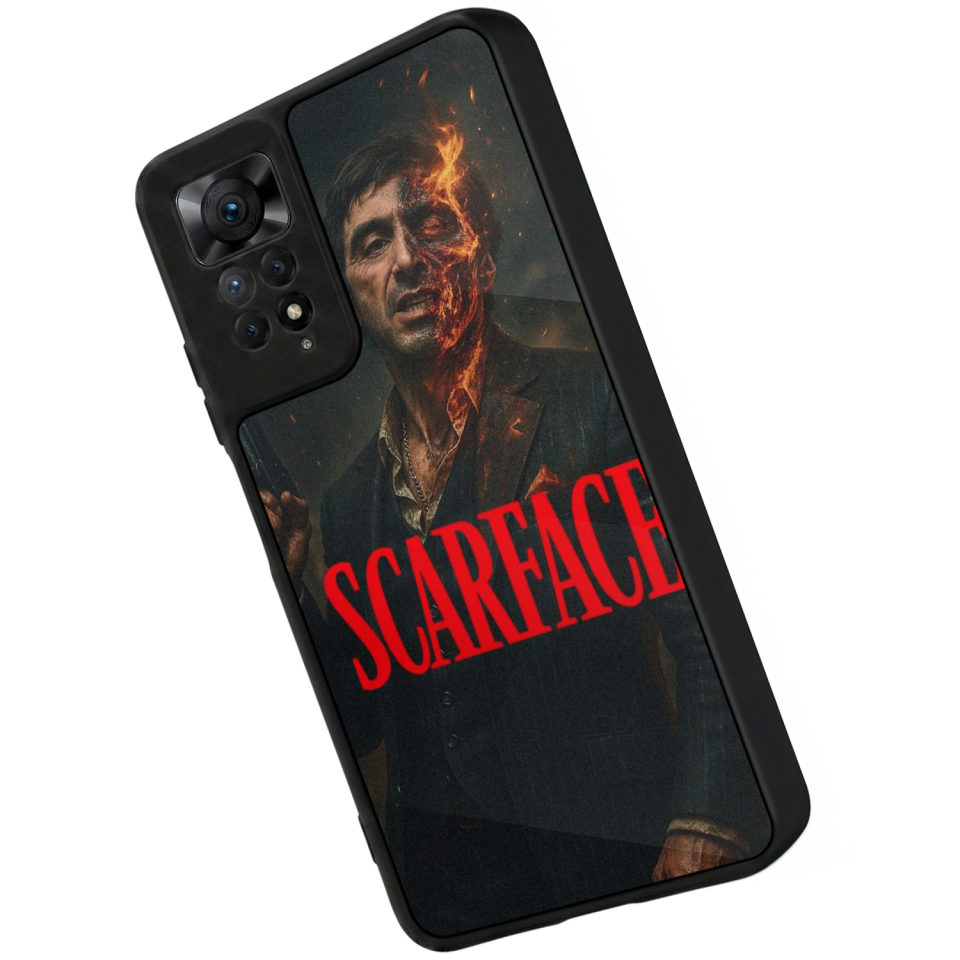 Xiaomi Redmi Note 12 Pro Uyumlu Scarface Tasarımlı Glossy Premium Kılıf