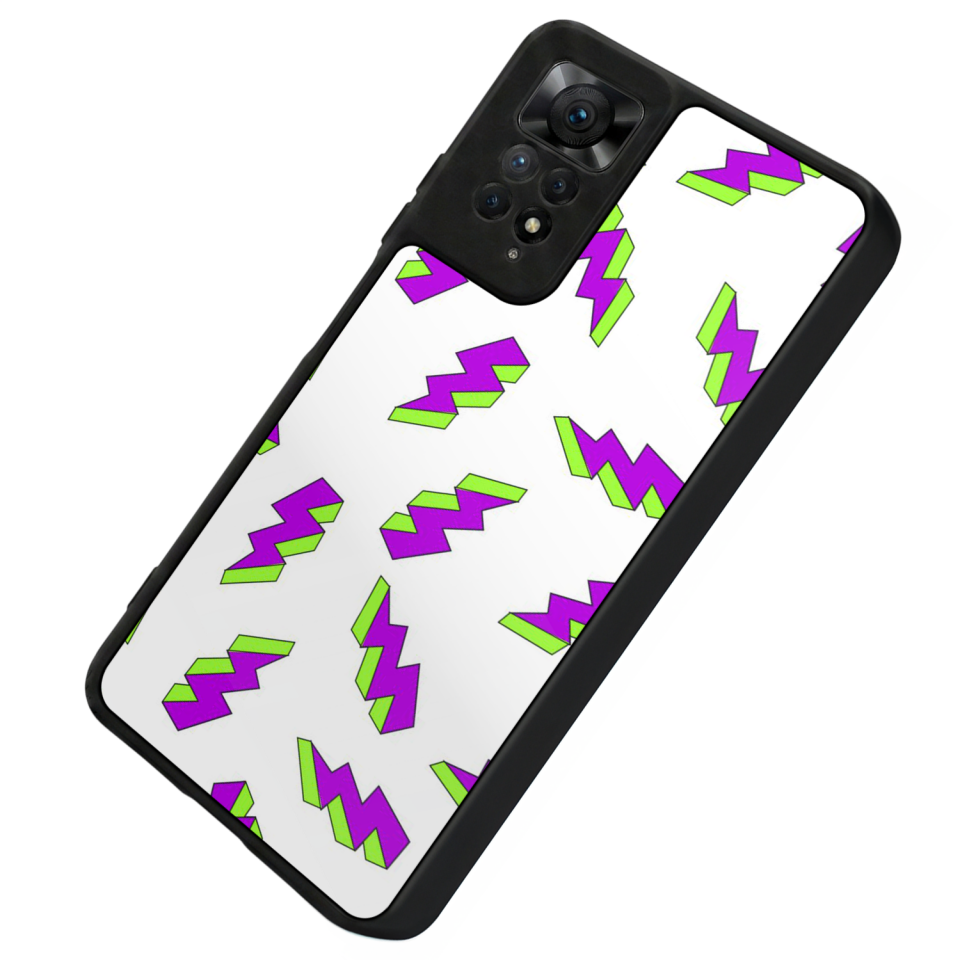 Xiaomi Redmi Note 12 Pro Uyumlu Simsek Tasarımlı Glossy Premium Kılıf