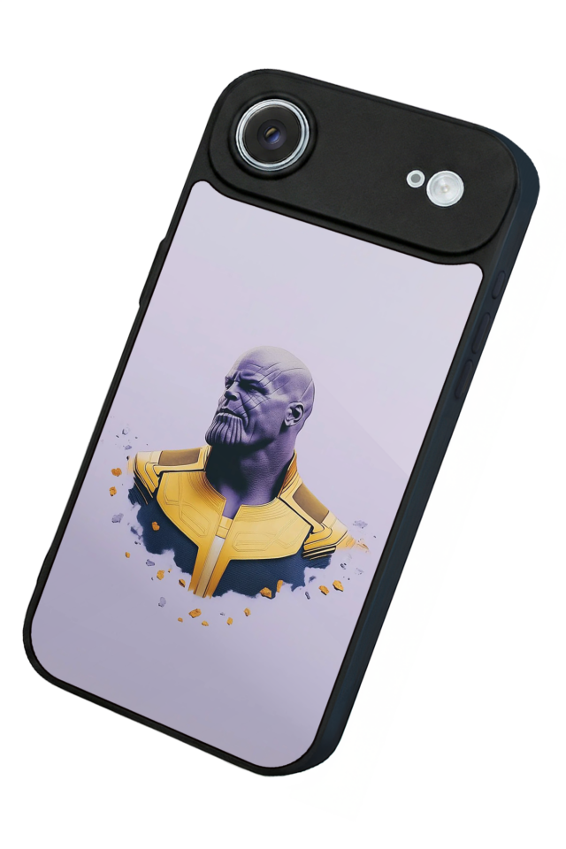 iPhone 17 Air Uyumlu Thanos Tasarımlı Glossy Premium Kılıf