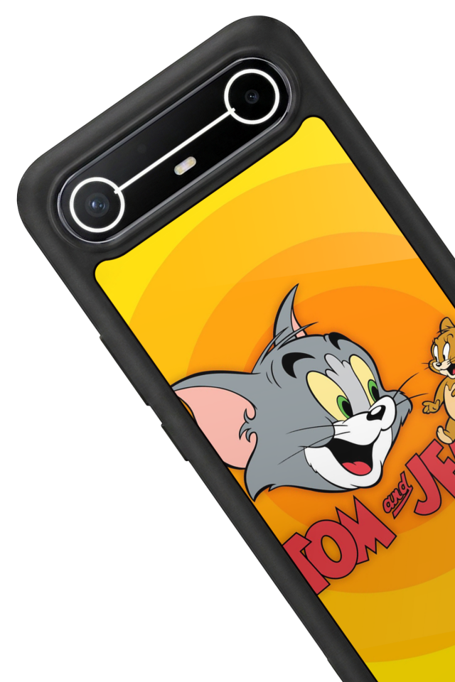 Tecno Spark Slim 5G Uyumlu Tom And Jerry Tasarımlı Glossy Premium Kılıf