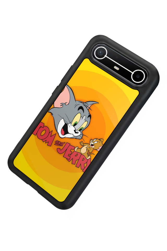 Tecno Spark Slim 5G Uyumlu Tom And Jerry Tasarımlı Glossy Premium Kılıf