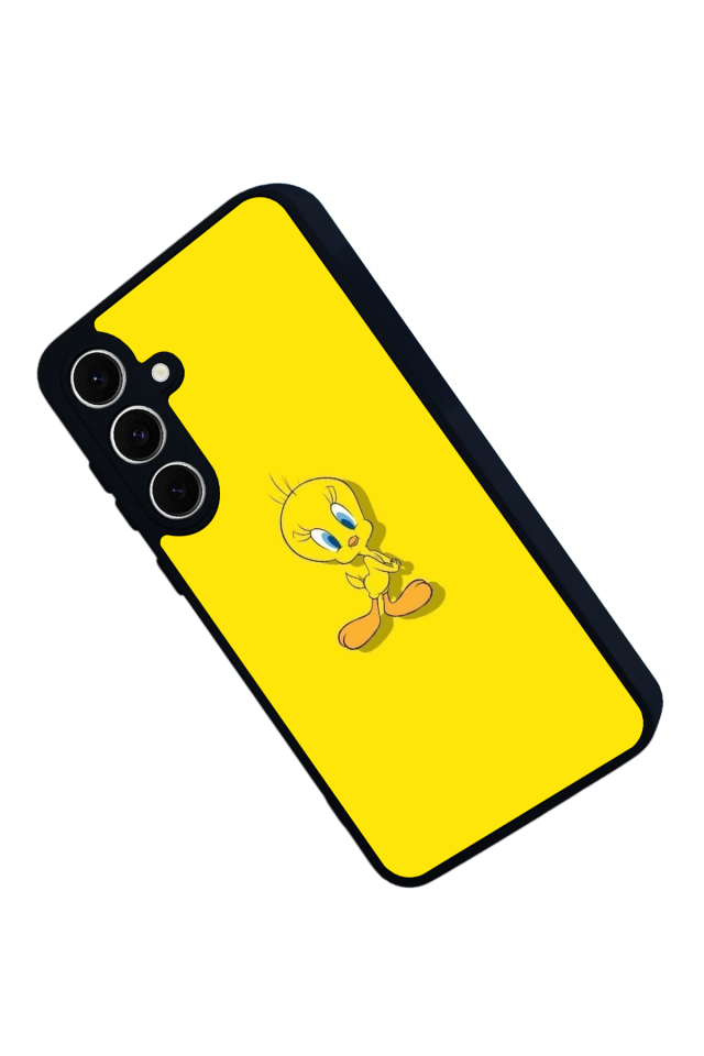 Samsung Galaxy A16 Uyumlu Tweety Tasarımlı Glossy Premium Kılıf