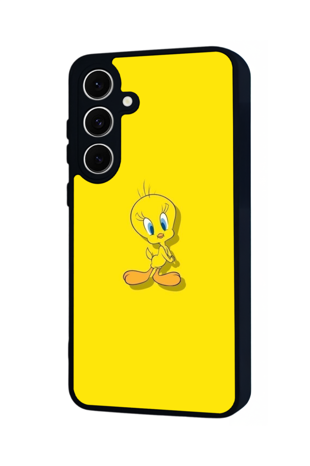 Samsung Galaxy A16 Uyumlu Tweety Tasarımlı Glossy Premium Kılıf