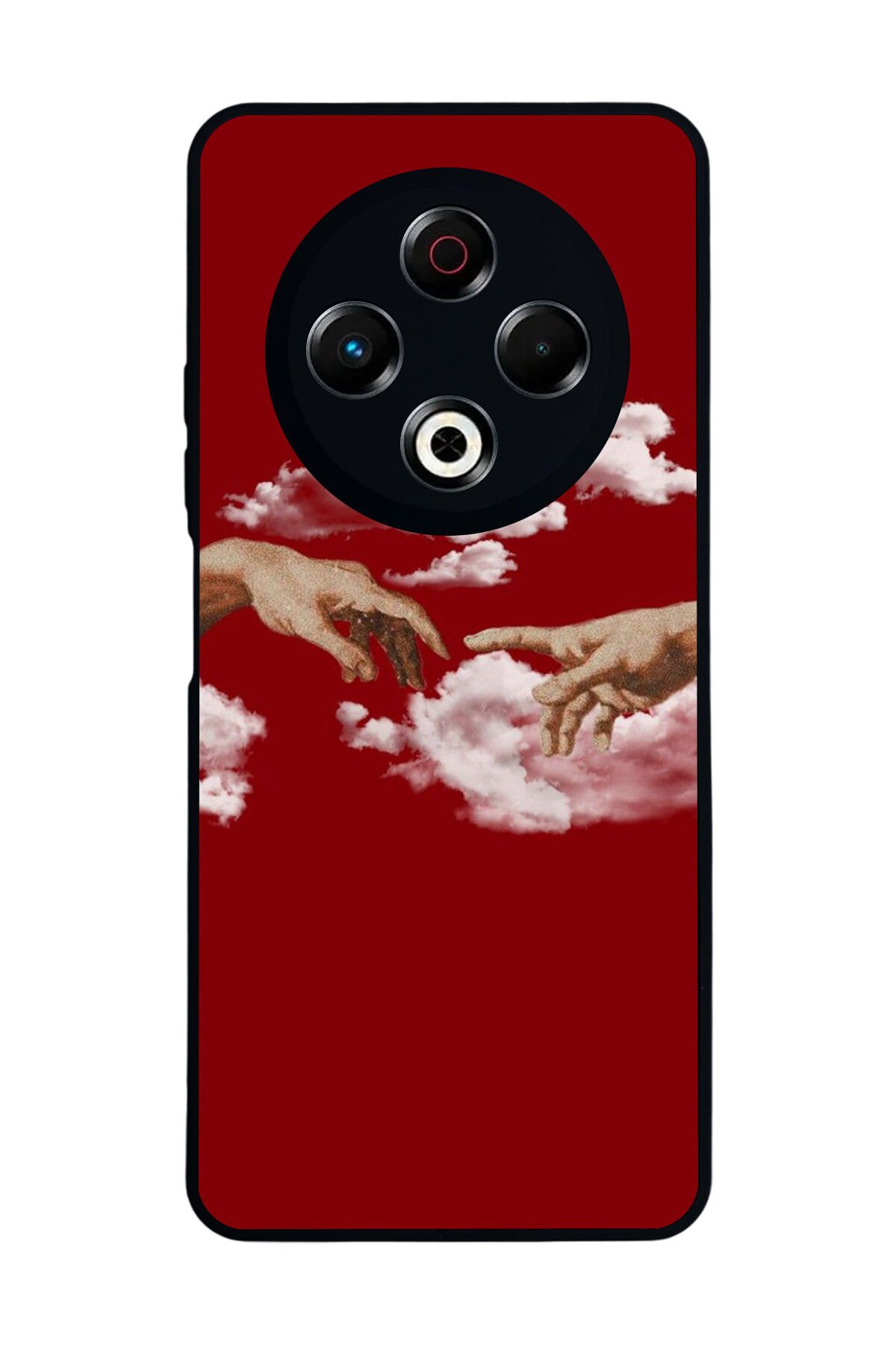 Tecno Spark 30 Uyumlu Kirmizi Tasarımlı Glossy Premium Kılıf