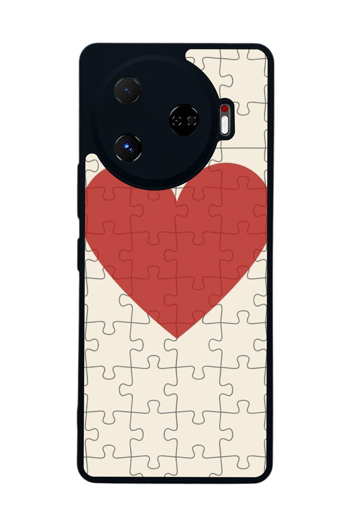 Tecno Camon 30 Pro Uyumlu Kalp Love Tasarımlı Glossy Premium Kılıf